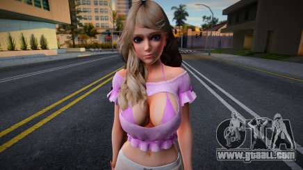 Amy in a sexy outfit for GTA San Andreas