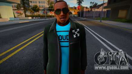 New CJ Casual V1 Carl Johnsom Jacket Off White for GTA San Andreas