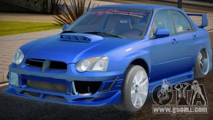 Subaru Impreza WRX STI BLUE for GTA San Andreas