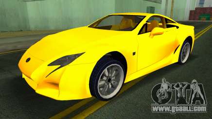 Lexus LF-A Concept Custom for GTA Vice City