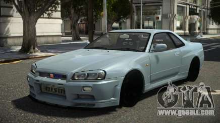 Nissan Skyline R34 GT-R X-Tuned for GTA 4