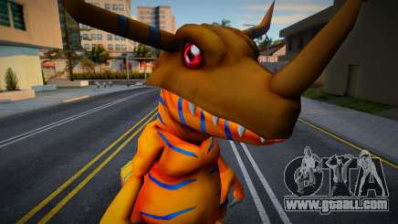 Greymon de Digimon for GTA San Andreas