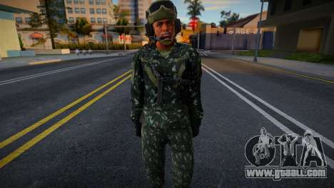 Skin Exercito Brasileiro Cavalaria Blindada 4 for GTA San Andreas