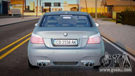 BMW M5 E60 UKR Plate for GTA San Andreas