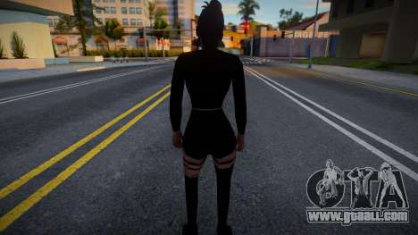 Black jacket and black shorts for GTA San Andreas
