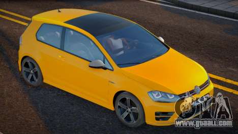 Volkswagen Golf R Yellow for GTA San Andreas