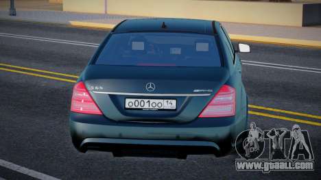 Mercedes-Benz S65 AMG W221 Black for GTA San Andreas