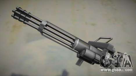 Retextured Minigun v3 for GTA San Andreas