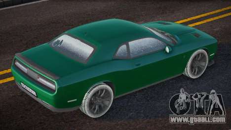 Dodge Hellcat Green for GTA San Andreas
