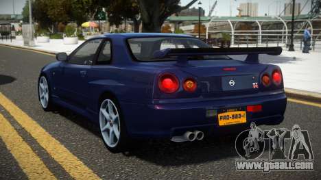 Nissan Skyline R34 GT-R M-Sport V1.1 for GTA 4