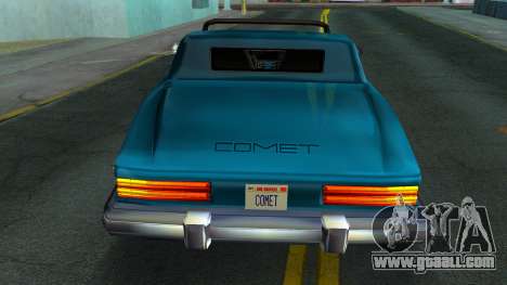 Retextured Comet for GTA Vice City