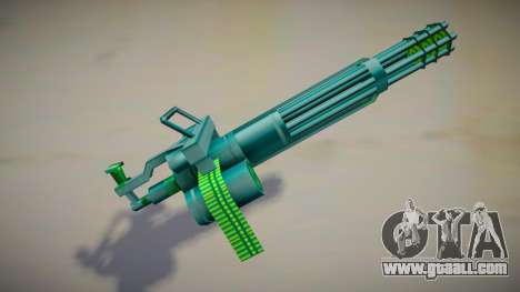 Green Goo minigun v2 for GTA San Andreas