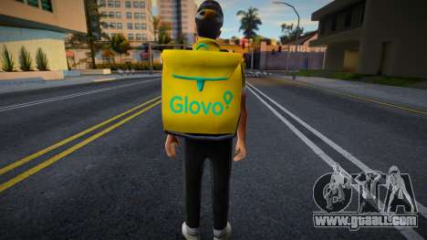 Delivery man Glowo for GTA San Andreas