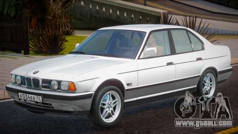 BMW E34 M5 White for GTA San Andreas