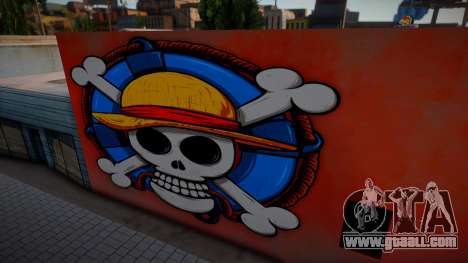 One Piece Icon Mural for GTA San Andreas