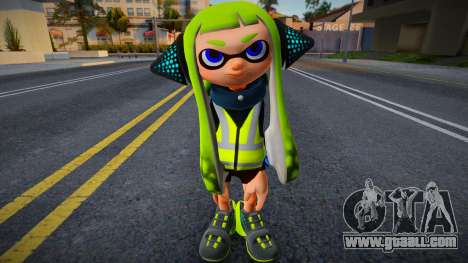 Girl Splatoon for GTA San Andreas