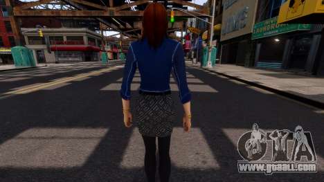Jill Valentine Secretary Mod (Ped) for GTA 4