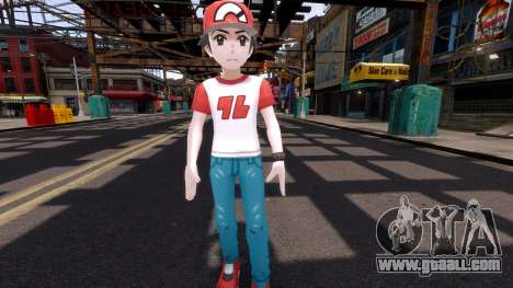 Pokémon Trainer Red (Sun Moon) for GTA 4