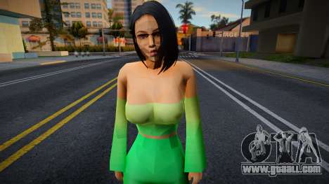 Girl Green Costume for GTA San Andreas