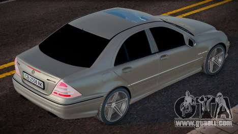 Mercedes-Benz C32 UKR PLATE for GTA San Andreas
