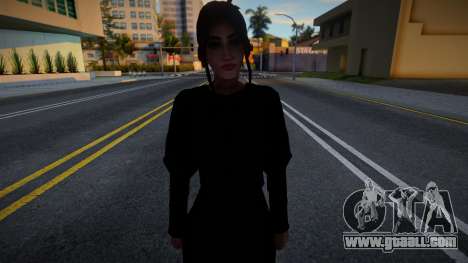 Girl in a black dress for GTA San Andreas