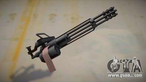 Totally black minigun v2 for GTA San Andreas
