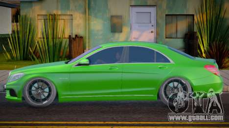 Mercedes-Benz S63 AMG Ukr Plate for GTA San Andreas