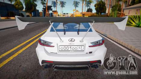 Lexus RC-F Coupe for GTA San Andreas