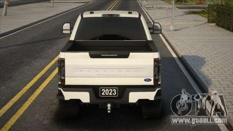 Ford Super Duty 2023 Platinum v2 for GTA San Andreas