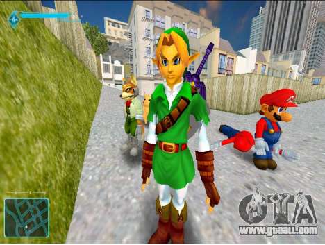 Link from Super Smash Brothers Melee for GTA San Andreas
