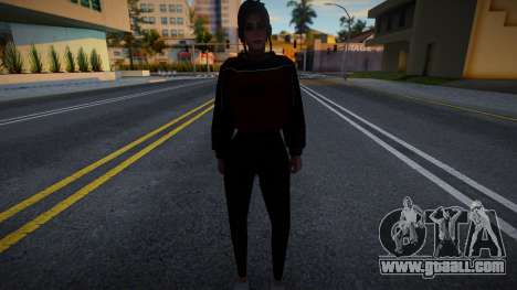 Sweatshirt and black leggings 1 for GTA San Andreas
