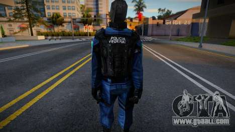 A new policeman in a balaclava for GTA San Andreas