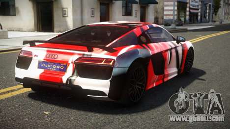Audi R8 V10 Plus Racing S8 for GTA 4