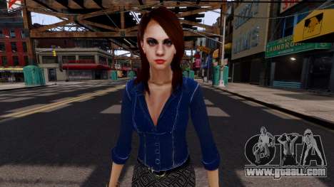 Jill Valentine Secretary Mod (Ped) for GTA 4