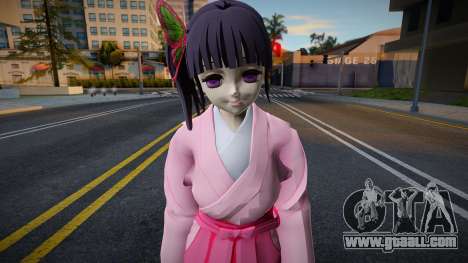 Tsuyuri Kanao From Kimetsu no Yaiba Kimono for GTA San Andreas