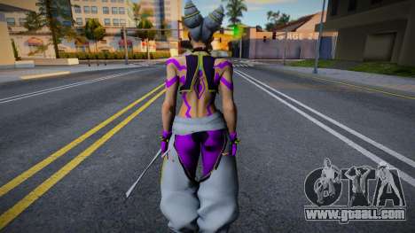 SKIN DE Juri con traje blanco y lila de Street F for GTA San Andreas