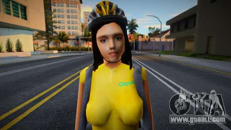 Delivery woman Glovo for GTA San Andreas