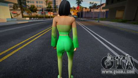 Girl Green Costume for GTA San Andreas