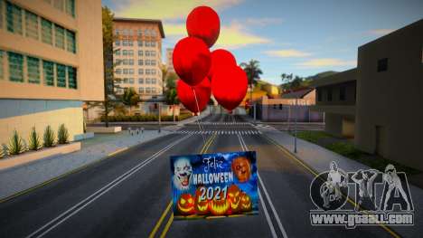 Pancarta Halloween for GTA San Andreas