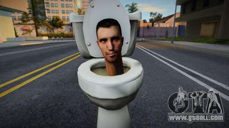 Skin De Skibidi Toilet Original Mike for GTA San Andreas