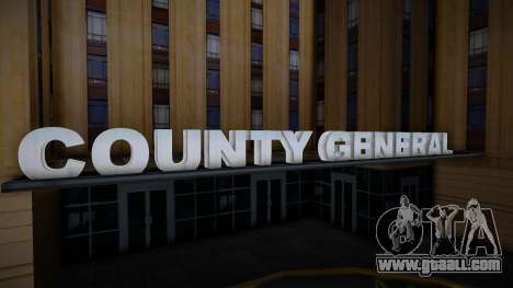 HD Text Model for LS County General Hospital for GTA San Andreas