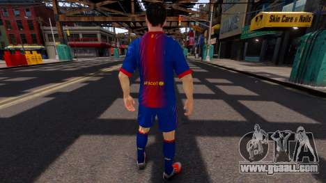 Lionel Messi Skin for GTA 4