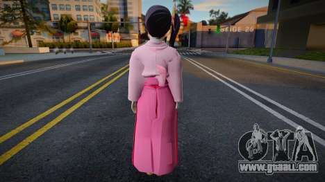 Tsuyuri Kanao From Kimetsu no Yaiba Kimono for GTA San Andreas