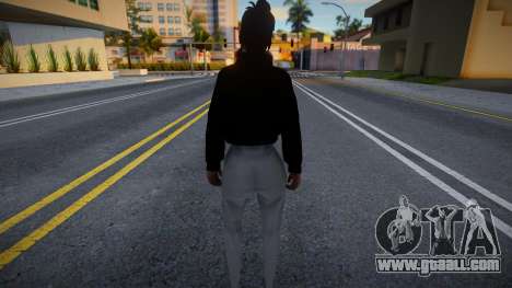 Black zipka and white sweatshirts for GTA San Andreas