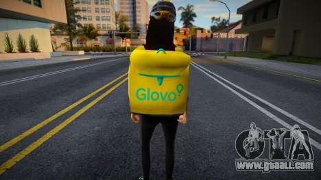 Delivery woman Glovo for GTA San Andreas