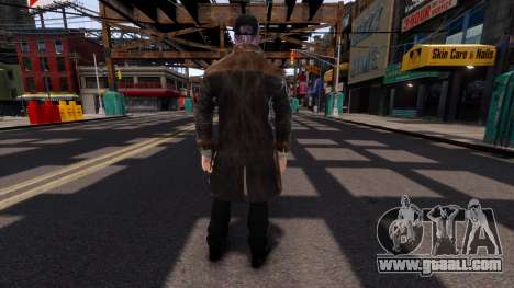 Aiden Pearce from Watch_Dogs for GTA 4