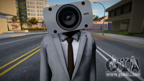 Skin De Speakerman De Skibidi Toilet for GTA San Andreas