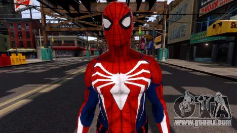 Spider-Man PS4 Skin for GTA 4