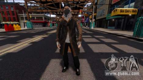 Aiden Pearce from Watch_Dogs for GTA 4