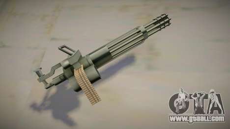 Military olive minigun v1 for GTA San Andreas